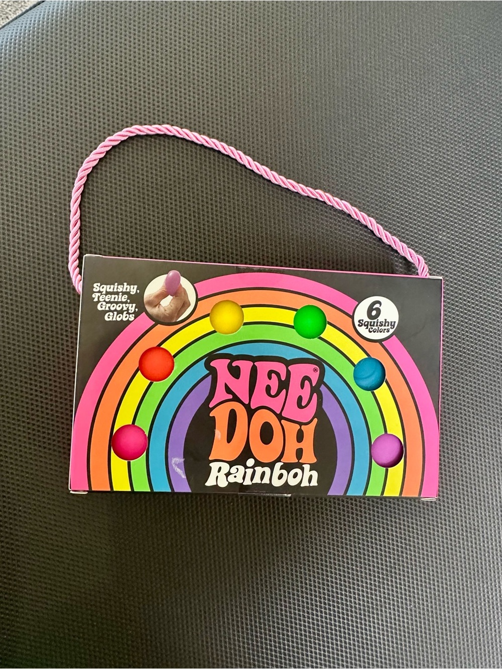 NeeDoh Rainbow Squishy Teenie Glob Set - Bright Multicolor (6) - Picture 2 of 6